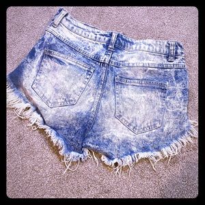 Ripped jean shorts!!!